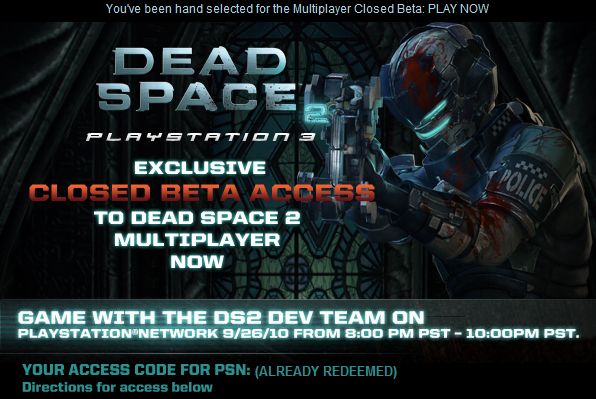Dead Space Beta