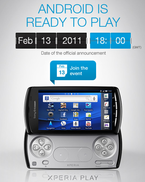 Xperia Play Announcement