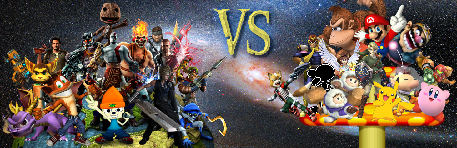 Playstation Vs Nintendo Extended Rosters