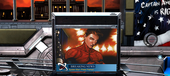 Marvel pinball Civil War Spider-man