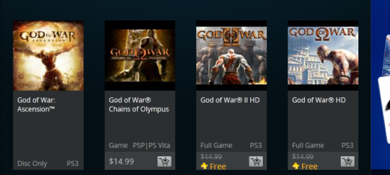 of War 1 & HD not "Slated" for PlayStation Plus "at This Says Sony Following Price Gaffe