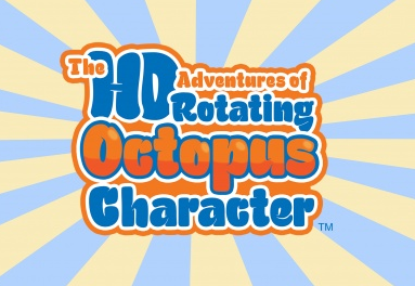 HD Adventures of Rotating Octopus Character