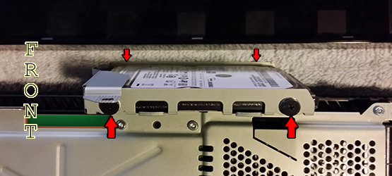 PS4 Remove HDD Unscrew Cradle
