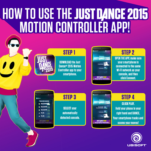 Just Dance 2015 iPhone & Android Removes Need for Controllers on PS4