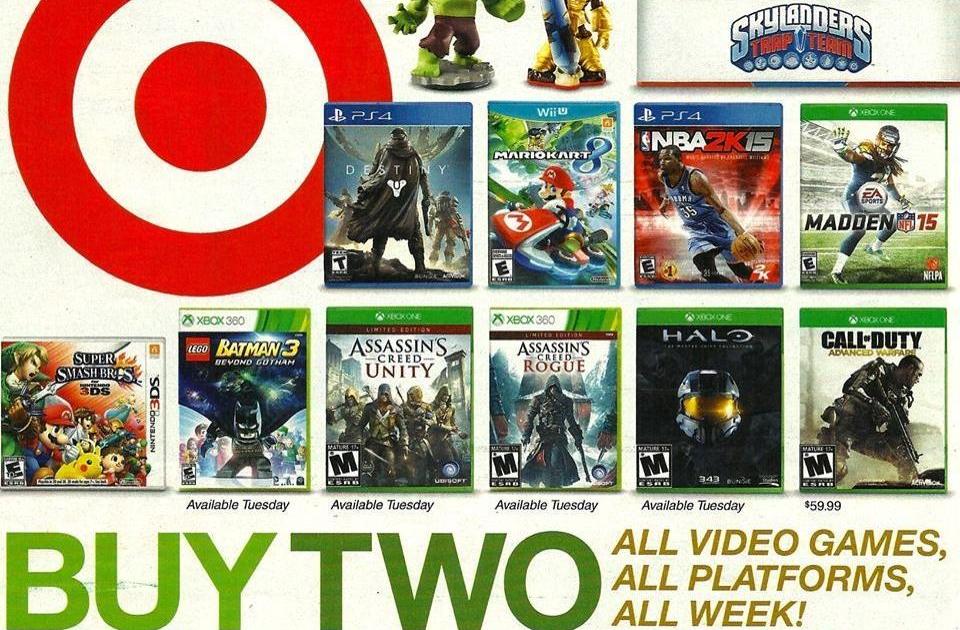Target Buy 2, Get 1 Free on All Video Games in US, Canada Offer Revealed
