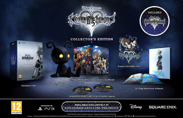 Kingdom Hearts HD 2.5 Remix Collector's Edition Announced & Detailed