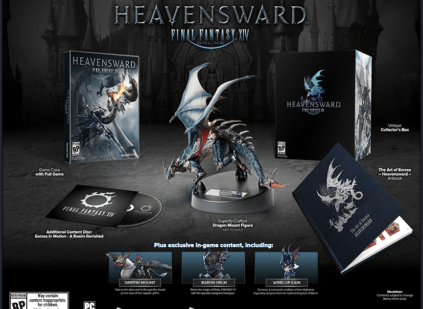 Final Fantasy XIV Heavensward Collectors Edition Priced & Detailed