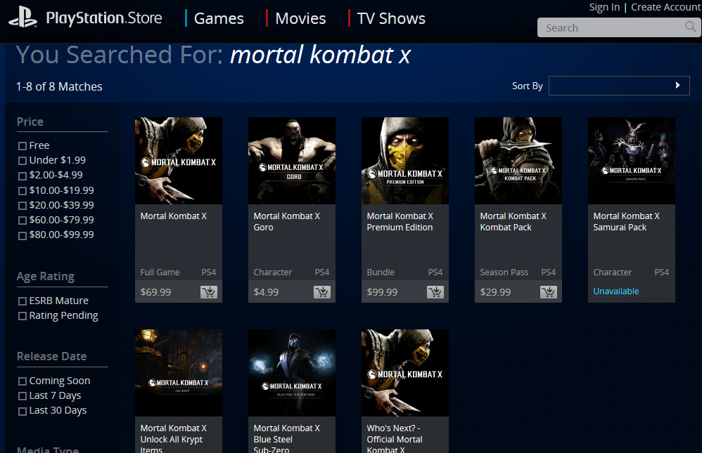mortalkombatxplaystationstore