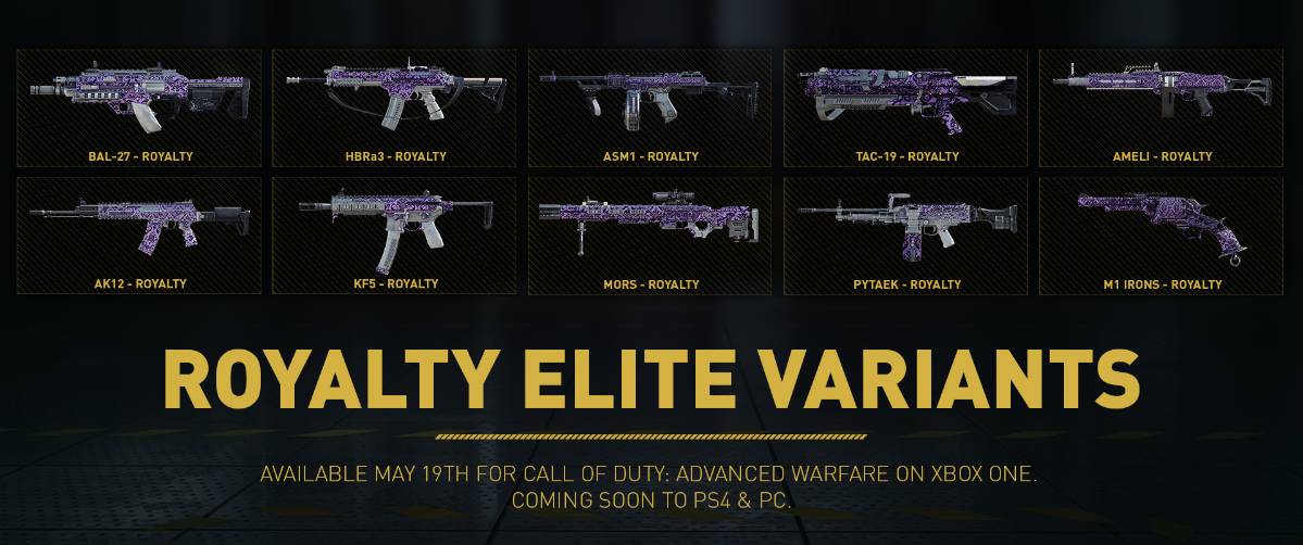 New Call of Duty Advanced Warfare Weapon Variants Soon" to PS4