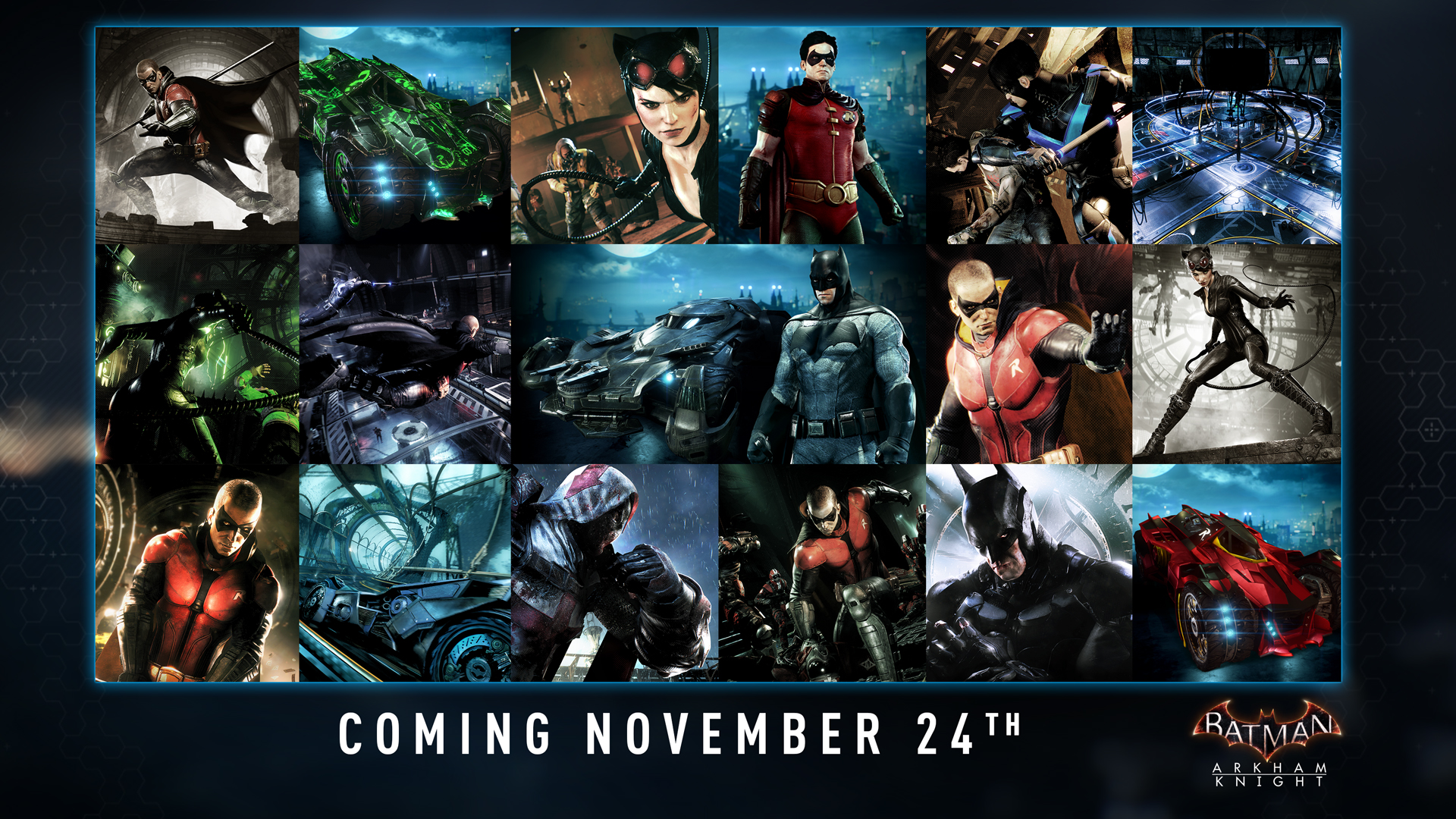 Batman Arkham Knight DLC November 2015 Detailed, Launches the 24th