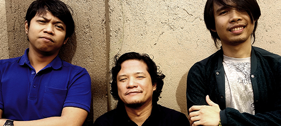 Left to Right: Lito Jadormeo (Technical Director), Paul Quiambao (VP-Operations and Art Director), Mike Marifosque (Senior Animator)