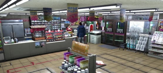 Yakuza 6 convenience store destruction