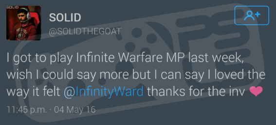 Infinite Warfare Tweet 02