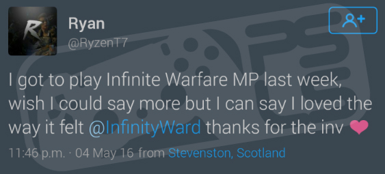 Infinite Warfare Tweet 03