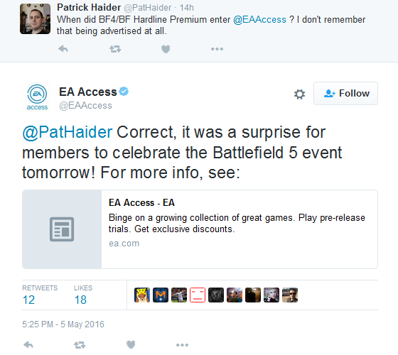 eaaccessbattlefield5tweet