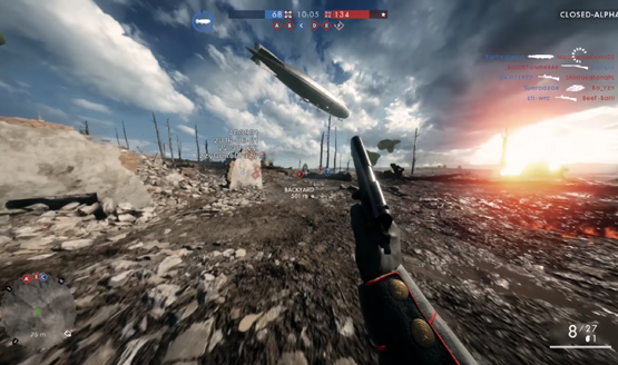 Battlefield 1 FOV 120