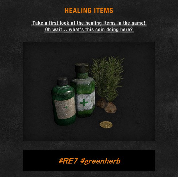 resident evil 7 healing items