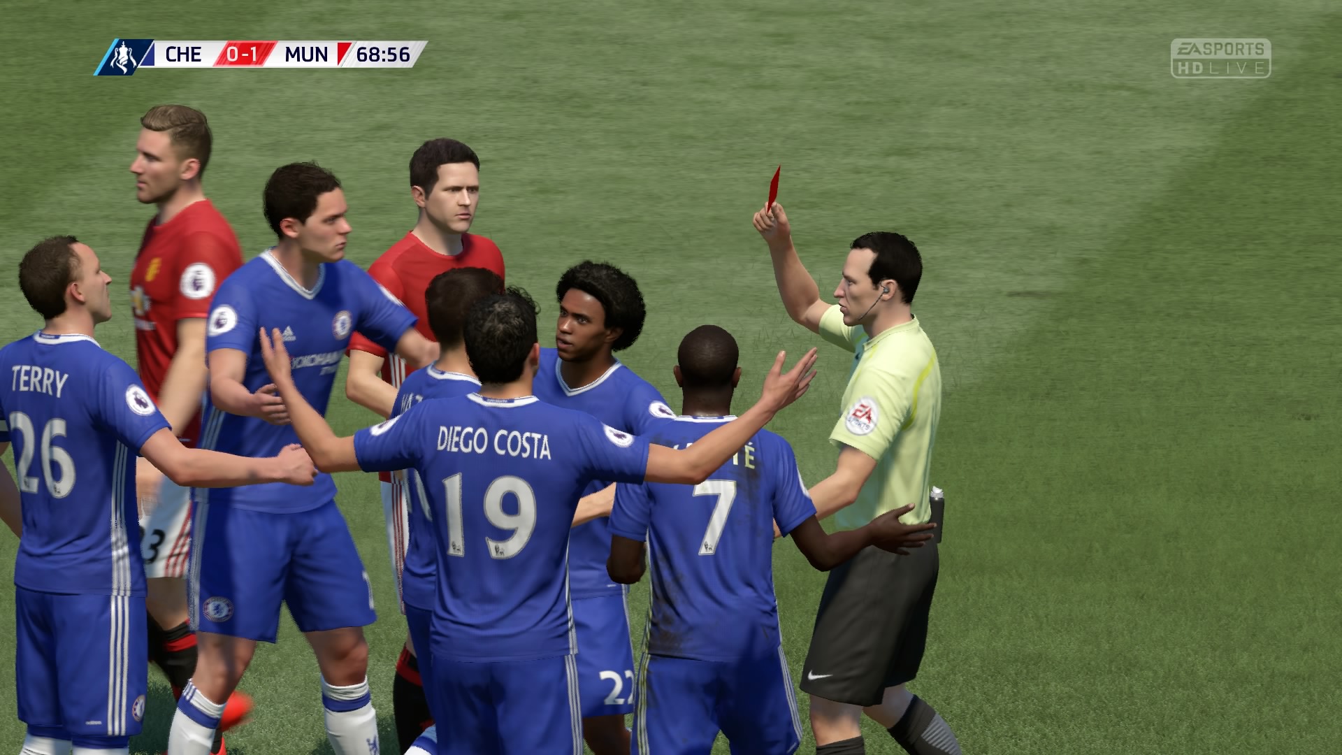 FIFA 17 Intros 0-1 CHE V MUN, 2nd Half
