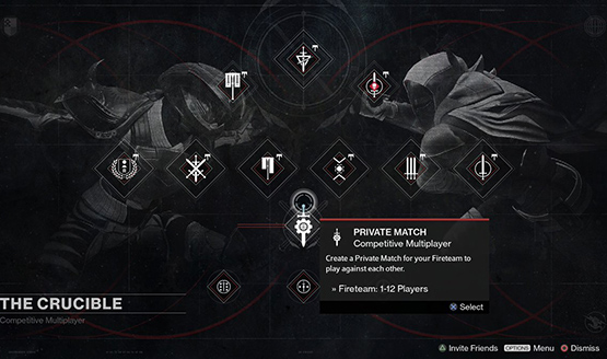 Destiny private matches