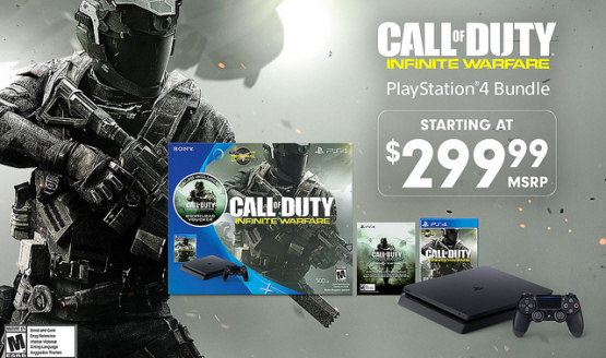 PS4 500GB Console with Call of Duty Modern Warfare 2 Voucher and