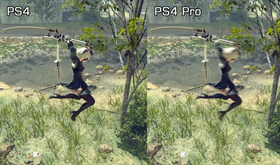 spejder kantsten kort NieR Automata Runs at 1080p on PS4 Pro, 900p on PS4