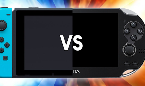 princip uafhængigt Stjerne Versus - Nintendo Switch vs PS Vita Reveal Face Off