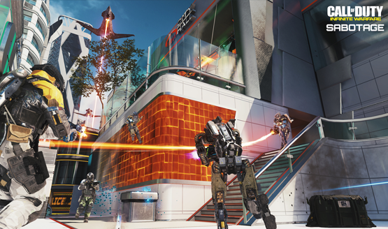 Call of duty infinite warfare sabotage DLC review neon
