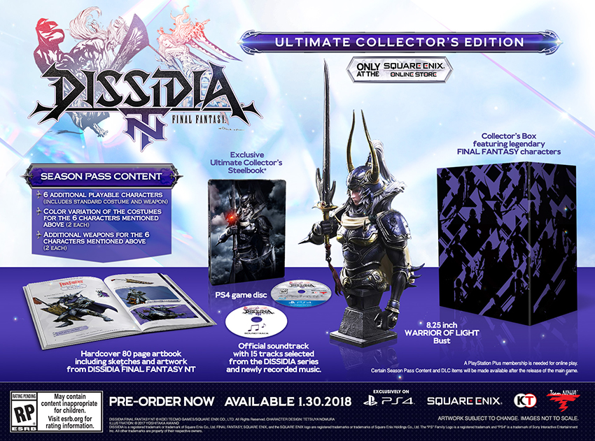 Dissidia Final Fantasy NT Collectors Edition