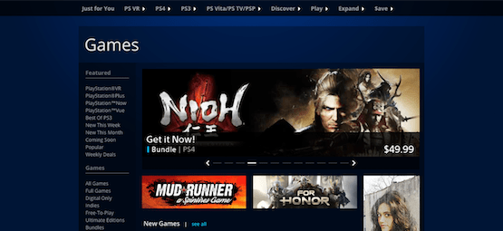 playstation store redesign