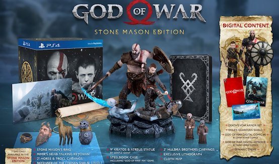 god of war ps4 special edition