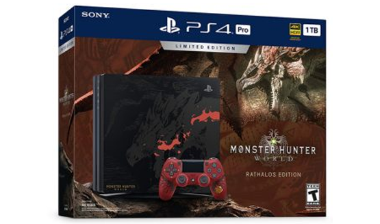Limited Edition Monster Hunter World PS4 Pro Coming NA