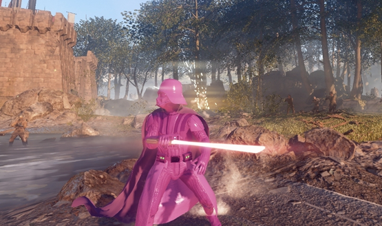 Pink darth vader