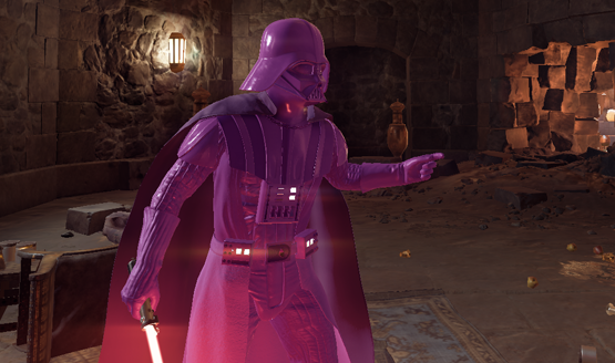 Pink darth vader