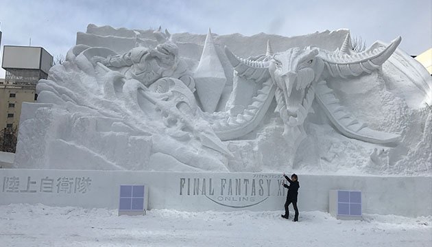 final fantasy xiv snow sculpture
