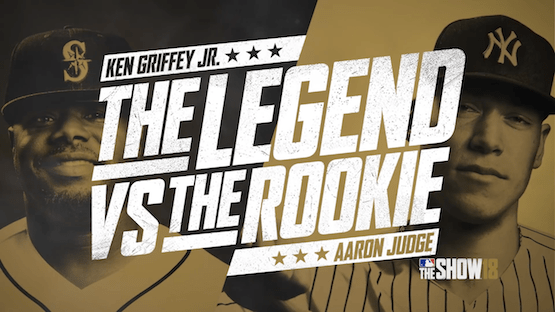 MLB the Show 18 Ken Griffey Jr. vs Aaron Judge