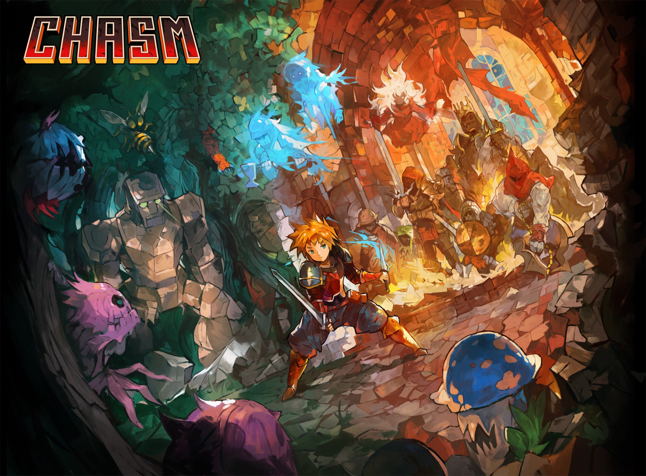 chasm release date descends this summer for the ps4 and ps vita game art