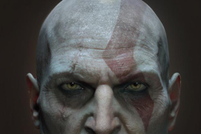 God of war clean shaven Kratos no beard