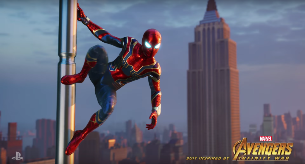 spider man ps4 suit