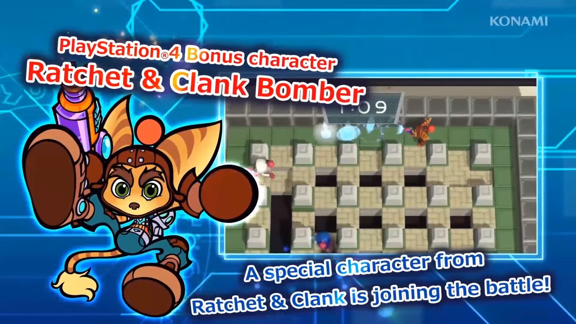 Super Bomberman R on PlayStation with Exclusive Ratchet and Clank  Character! 