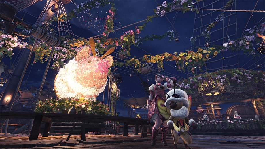 monster hunter world spring blossom festival