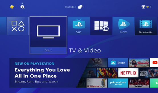 PlayStation 4 streaming services