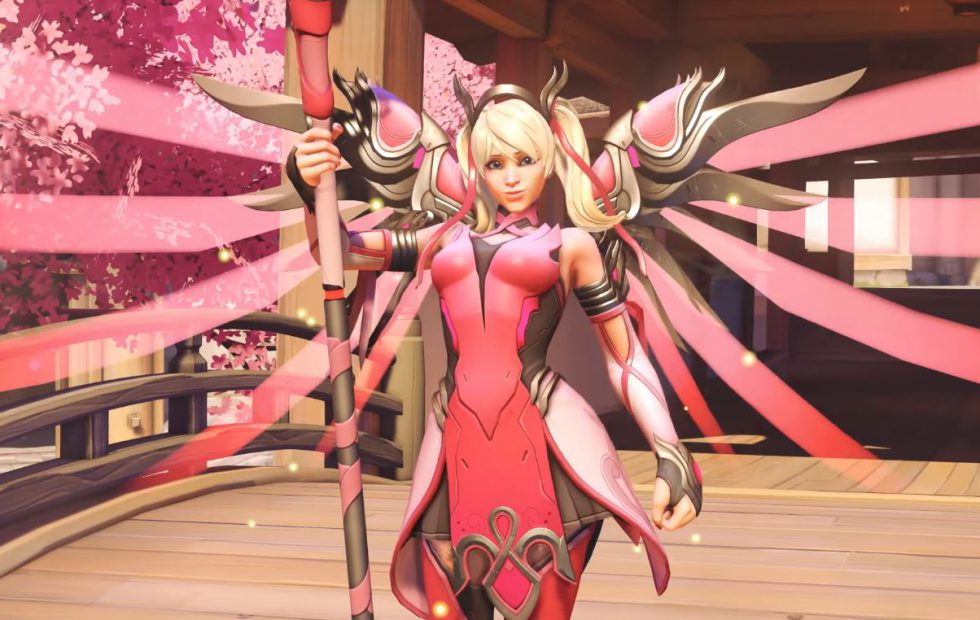 Overwatch Pink Mercy Skin