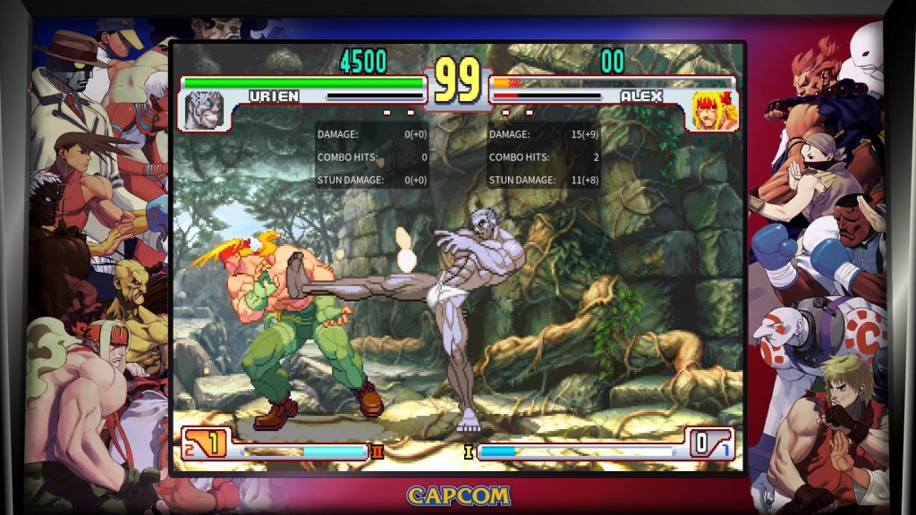 street fighter 30th anniversary collection training mode