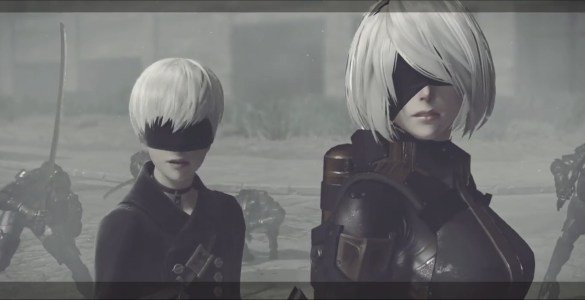 NieR Automata retro gaming