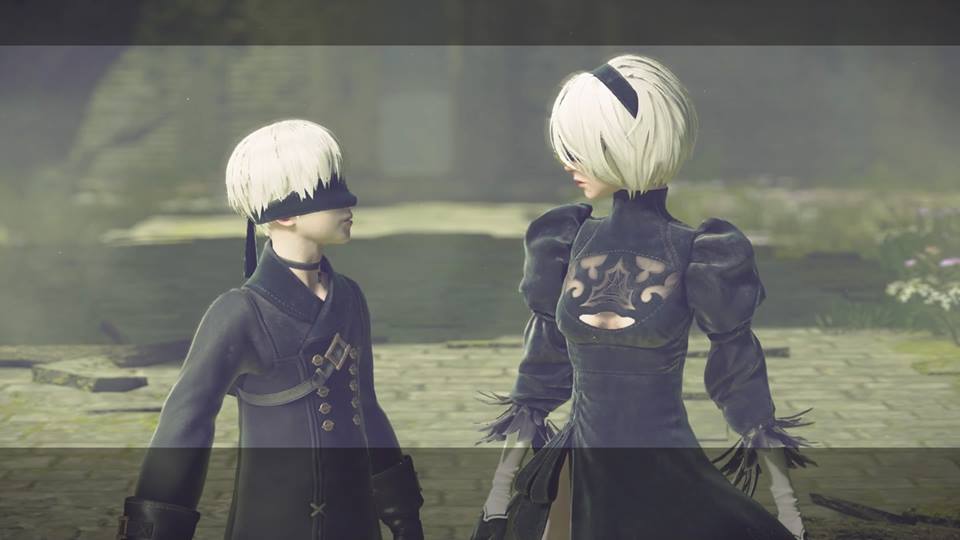 NieR Automata retro gaming