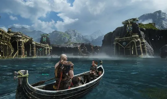 god of war boat