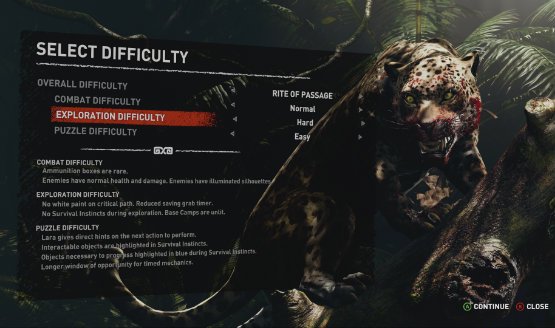 shadow of the tomb raider difficulty