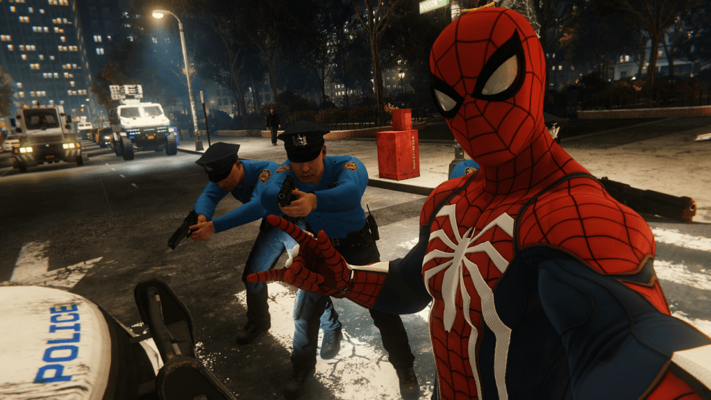 Spider-Man PS4 Police