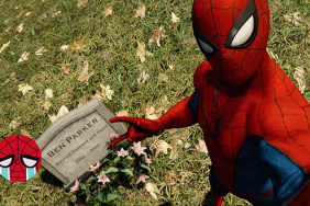 Spider-man PS4 Uncle Bens grave ben parker with great power trophy