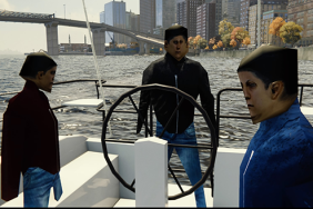 Spider-man PS4 boat people